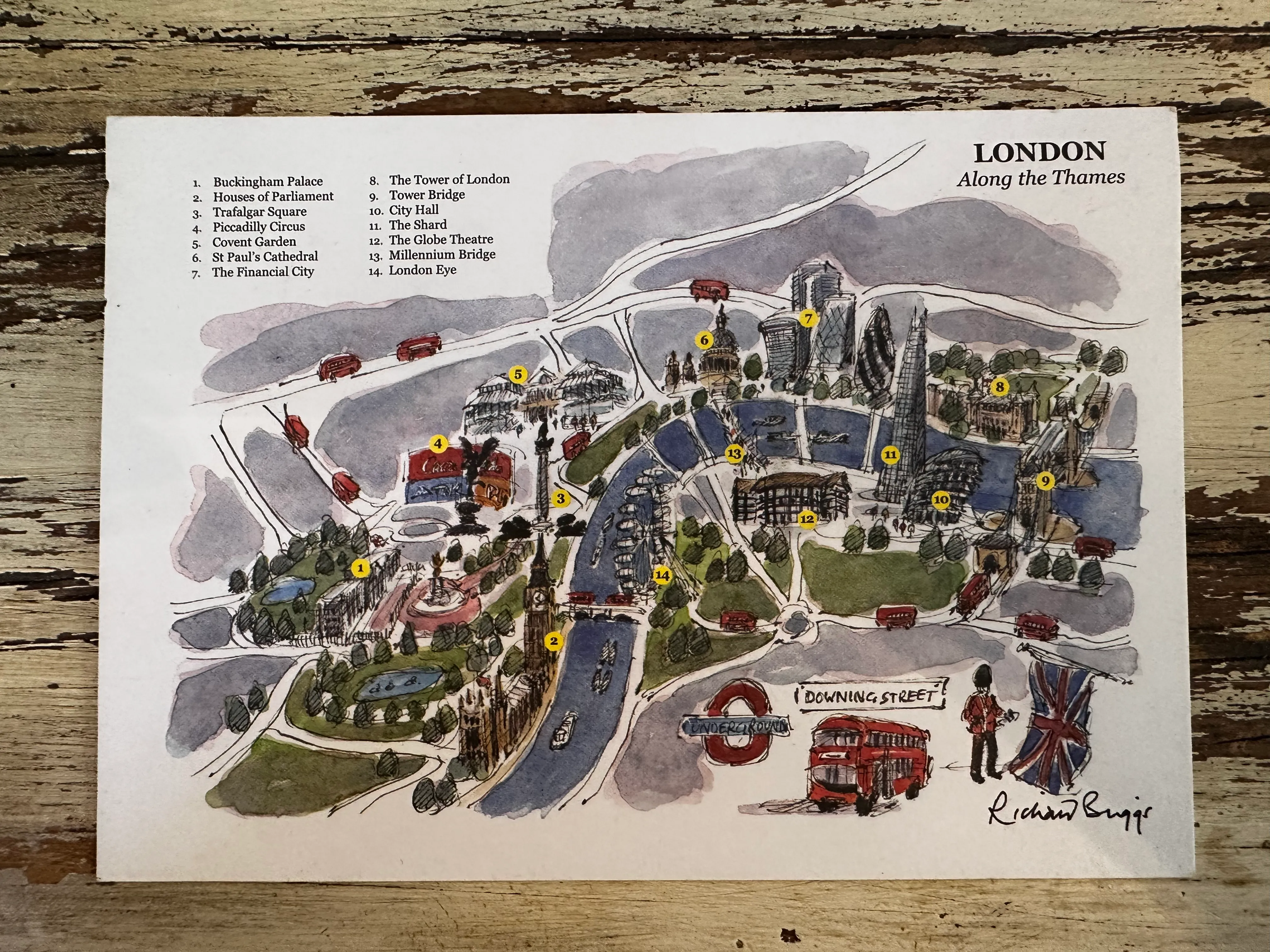 A postcard from London, UK